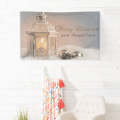 エレガントなクリスマスボール、ランタン 横断幕 (インサイチュ)