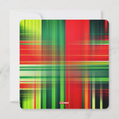 エレガントなクリスマスリース シーズンカード (裏面)