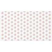 エレガントなクリスマスローズの金ゴールドの雪片パターン テーブルクロス (正面(横))