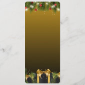エレガントなクリスマス メニュー (裏面)
