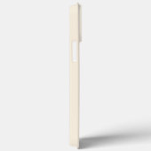 エレガントなクリーム色のモノグラムイニシャル Case-Mate iPhoneケース (裏面 / 右)