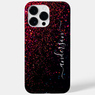 エレガントなグリッターのイニシャル名 Case-Mate iPhone 14 PRO MAXケース