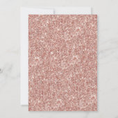 エレガントなグリッタードレス | 40歳 & ファビュラス 誕生日 招待状 (裏面)