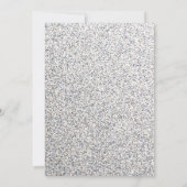 エレガントなグリッター結婚式招待状 招待状 (裏面)