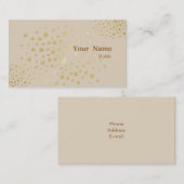 エレガントなグリッター 名刺 (正面/裏面)