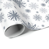 エレガントなグリーンの花柄 ラッピングペーパー (ロールコーナー)