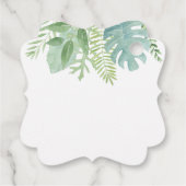 エレガントなグリーン、シャワーからあなたのシャワーへ、シャワー フェイバータグ (裏面)