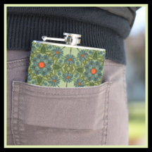 エレガントなグリーン ヴィンテージ パターン 小さいサイズ