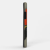 エレガントなグレイハウンドおよび赤い傘 Case-Mate iPhoneケース (裏面/右)