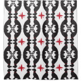 エレガントなグレイハウンドのシャワー・カーテン シャワーカーテン (正面)