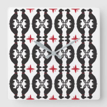 エレガントなグレイハウンドパターン時計