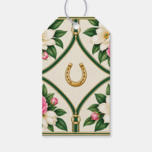 エレガントなケンタッキー+ダービー+馬術ギフトタグ