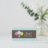 エレガントなケーキはベーカリーをぽんと鳴らします 名刺 (スタンド正面)