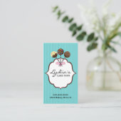 エレガントなケーキはベーカリーをぽんと鳴らします 名刺 (スタンド正面)