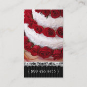 エレガントなケーキ%PIPE%のベーカリーの名刺 名刺 (裏面)