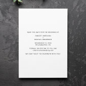 エレガントなゲイ ウェディング タキシード 水彩画 セーブザデート