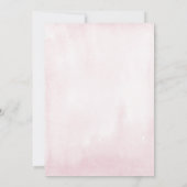 エレガントなコアラのガーリー ピンクの芍薬 ベビーシャワー 招待状 (裏面)