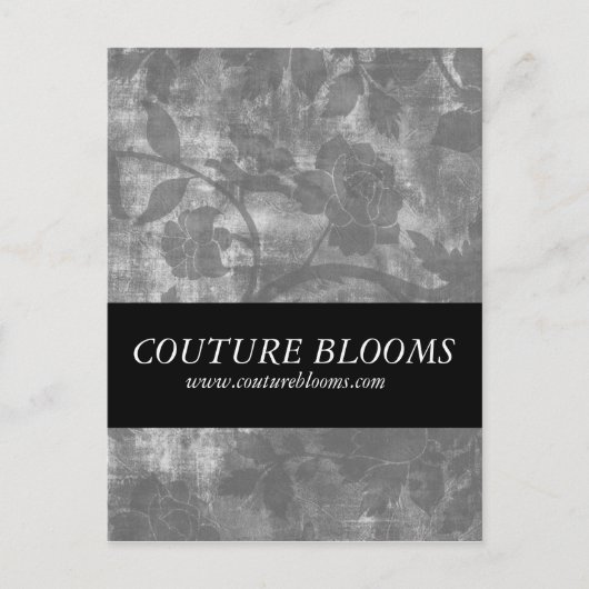 エレガントなコスチューム ビジネス オープニング アナウンス カード (正面)