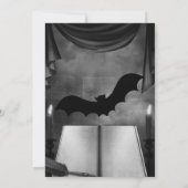 エレガントなゴシックスタイルの結婚式の招待状(Save the Date) 招待状 (裏面)