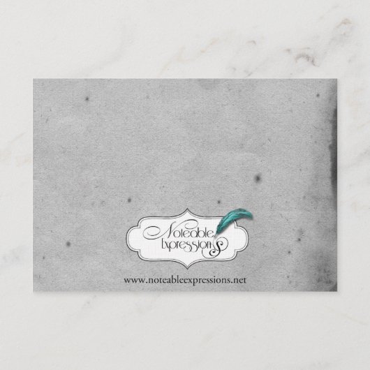 エレガントなゴシック様式こうもりのレースの優雅な結婚式の挿入物 エンクロージャーカード (裏面)