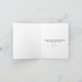 エレガントなゴールデンスター　優しい輝きのミニマリスト シーズンカード (内部)