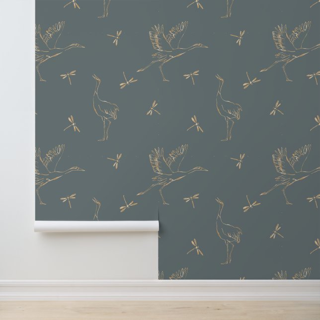 エレガントなゴールドとブルーの壁紙 壁紙 (アプリケーション)