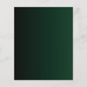 エレガントなゴールドのクリスマスツリーパーティー予算カード (裏面)