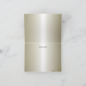 エレガントなゴールドのシャンパンとシャンデリアの感謝カード サンキューカード (内部)