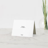 エレガントなゴールドのシャンパンとシャンデリアの感謝カード サンキューカード (裏面)