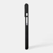 エレガントなゴールドのシルエット セルフィーガール iPhone 16ケース (左側面)