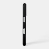 エレガントなゴールドのシルエット セルフィーガール iPhone 16ケース (右側面)