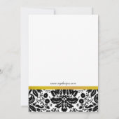 エレガントなゴールドの企業パーティー招待状 招待状 (裏面)