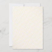 エレガントなゴールドの孔雀の結婚式招待状 招待状 (裏面)