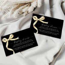 エレガントなゴールドの蝶結び ディスプレイ ベビーシャワー エンクロージャー