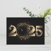 エレガントなゴールドの謹賀新年2025 シーズンカード (スタンド正面)
