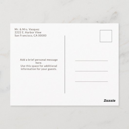 エレガントなゴールドグリッターのキンセアニェラ 15歳の誕生日 ポストカード (裏面)