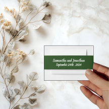 エレガントなゴールドスクリプトフレームのグリーン背景