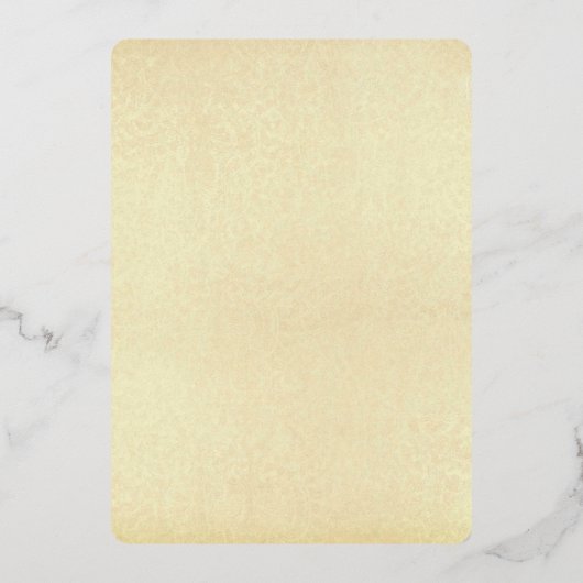 エレガントなゴールドスクリプト メリークリスマス カスタムフォト 箔シーズンカード (裏面)