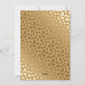 エレガントなゴールドスター ハッピー・パウリデイズ フォト シーズンカード (裏面)