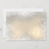 エレガントなゴールドフレームの返信カード 招待状 (裏面)
