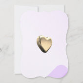 エレガントなゴールドフレームアニバーサリー サンキューカード (裏面)