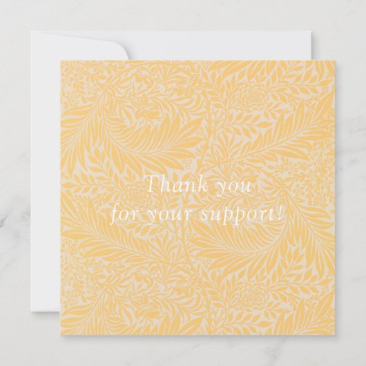 エレガントなゴールドブラック企業ディナー 招待状 (裏面)