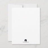 エレガントなゴールドベルホリデー招待状 招待状 (裏面)