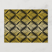 エレガントなゴールド箔 40歳の誕生日パーティー招待状 インビテーションポストカード (裏面)