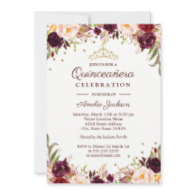 エレガントなゴールド バーガンディ フラワー キンセアニエラ