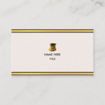 エレガントなゴールド＆ブラウン ベージュのストライプ