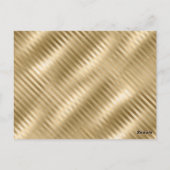 エレガントなゴールド ブラック グリッター 50歳の誕生日招待状 ポストカード (裏面)