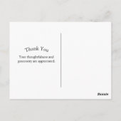 エレガントなゴールド ブラック フローラル 卒業おめでとう ポストカード (裏面)