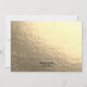 エレガントなサプライズ退職パーティーの招待状 招待状 (裏面)