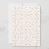 エレガントなサマーガーデンの花のSave The Dateカード セーブザデート (裏面)